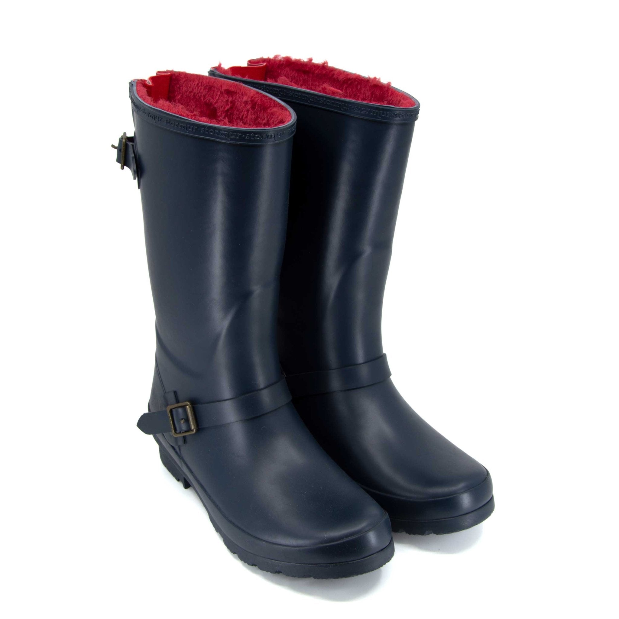 Original Fleeced II Mid Gumboots Oxford Navy 27 | Wellies Online