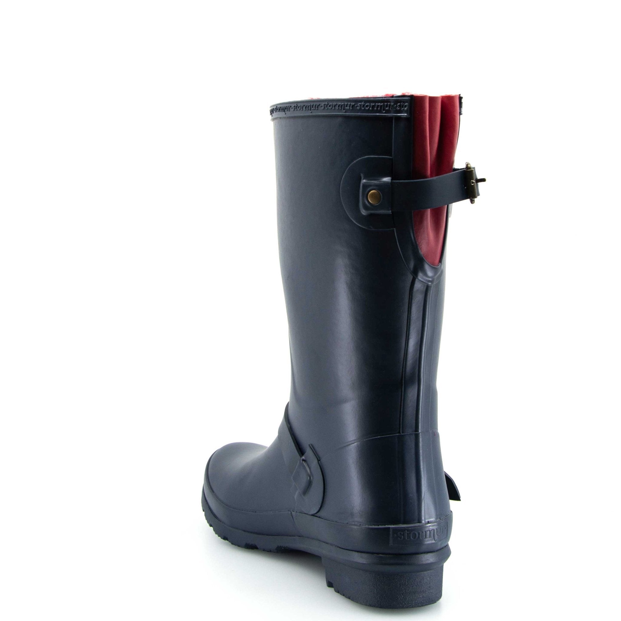 Original Fleeced II Mid Gumboots Oxford Navy 10 | Wellies Online