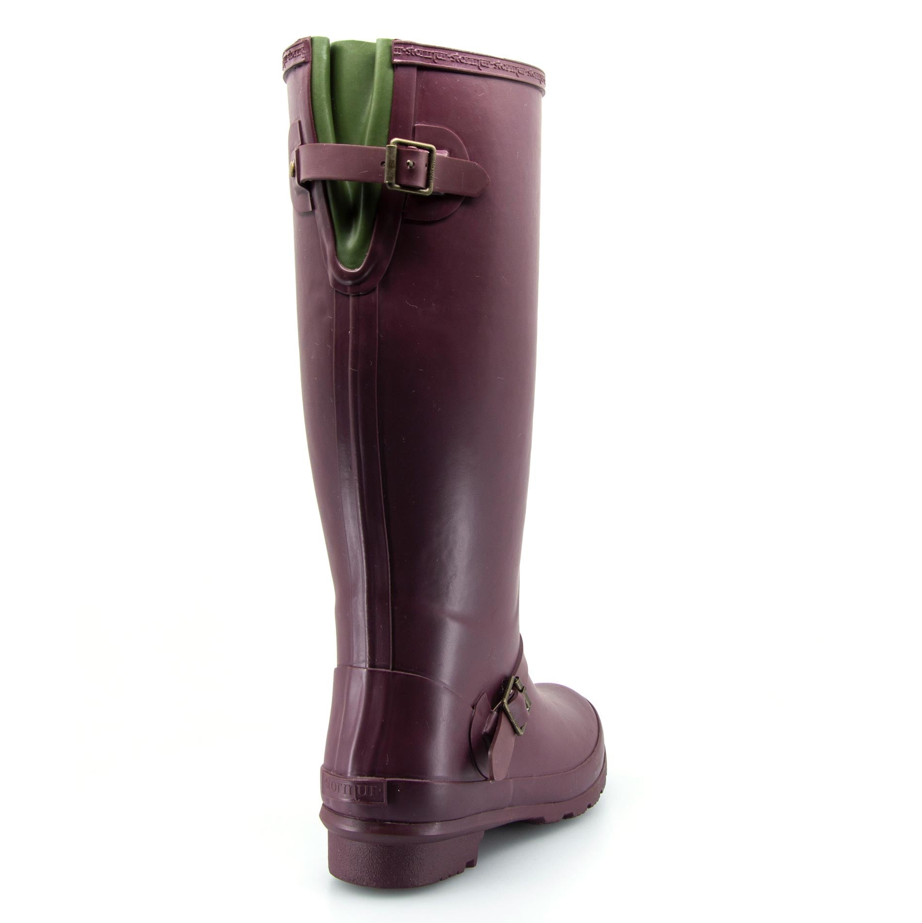 Original Fleeced II Tall Gumboots Burgundy 6 | Wellies Online