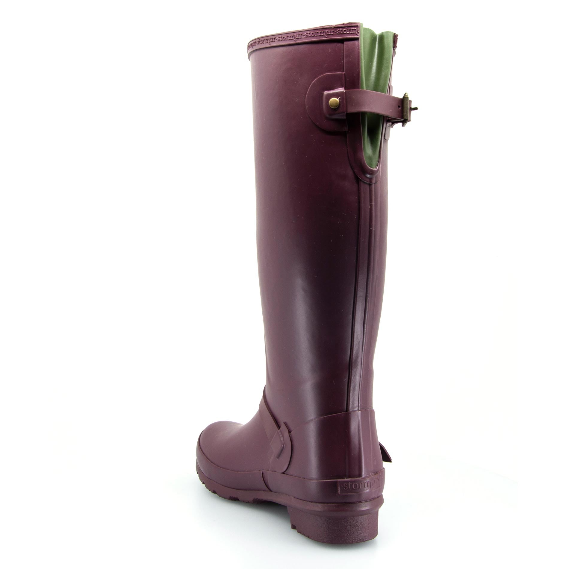 Original Fleeced II Tall Gumboots Burgundy 10 | Wellies Online
