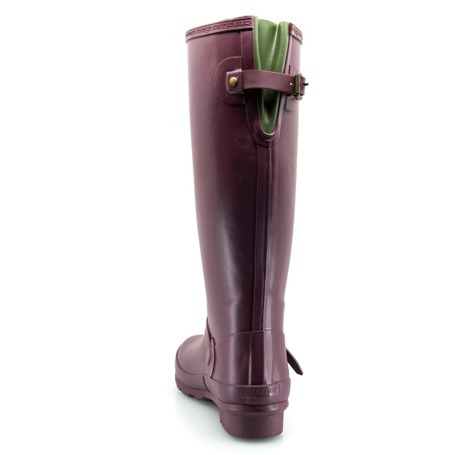 Original Fleeced II Tall Gumboots Burgundy 9 | Wellies Online