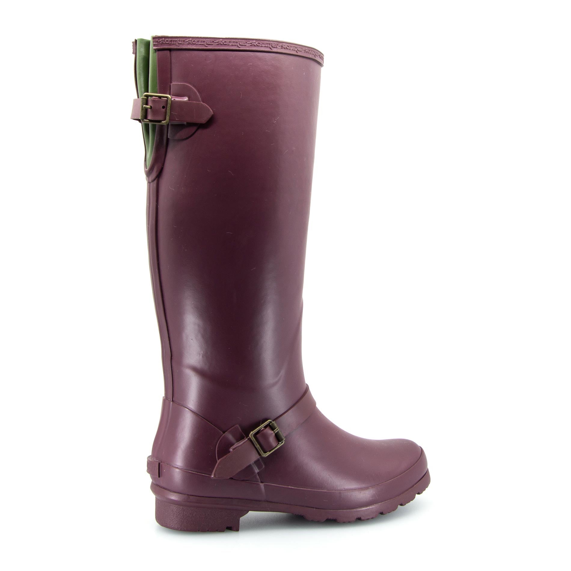 Original Fleeced II Tall Gumboots Burgundy 3 | Wellies Online