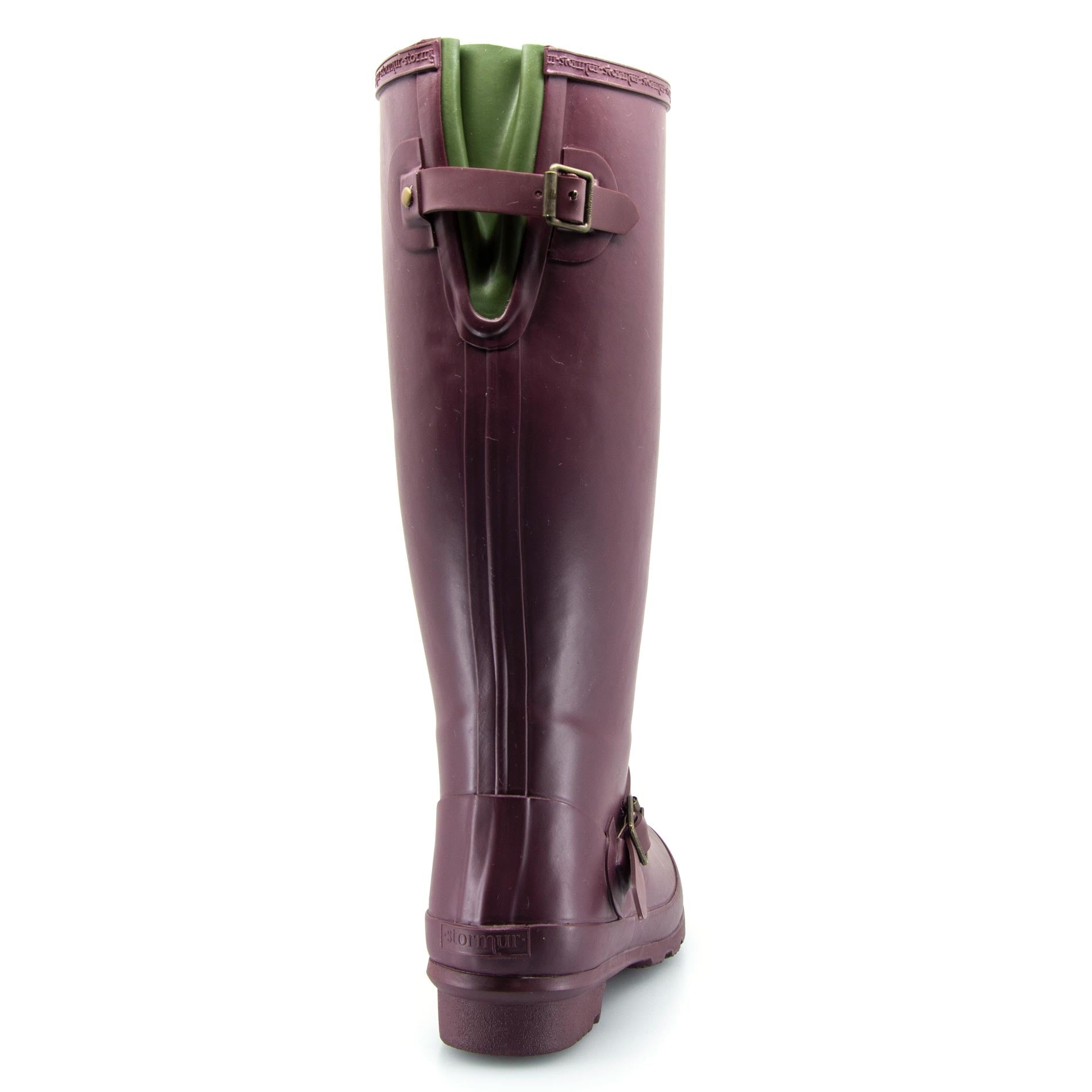 Original Fleeced II Tall Gumboots Burgundy 7 | Wellies Online