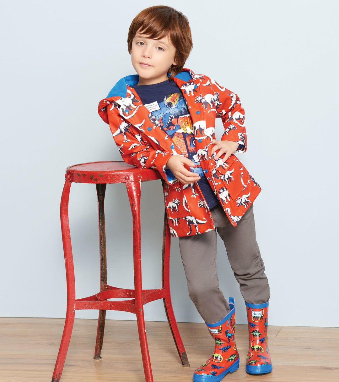 Painted Dinos Colour Changing Raincoat 4 | Wellies Online