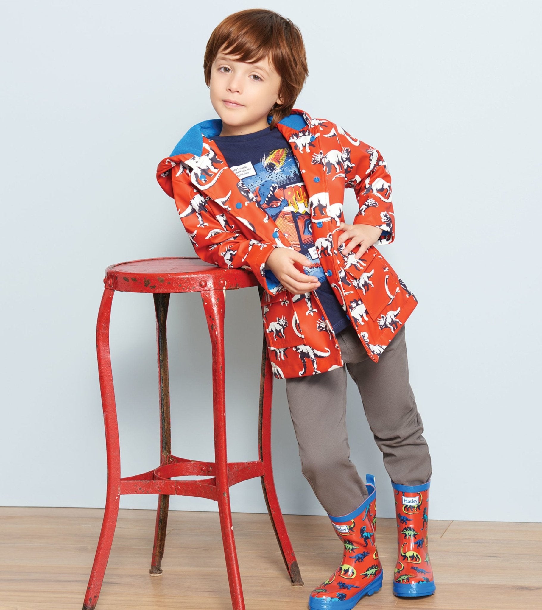 Painted Dinos Colour Changing Raincoat 4 | Wellies Online