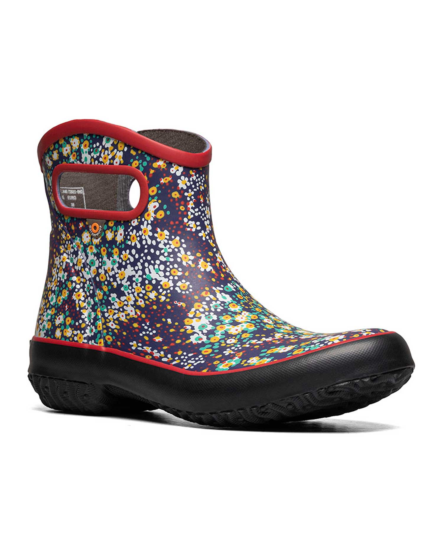 Patch Ankle Gumboots Jamboo Cherry 2 | Wellies Online