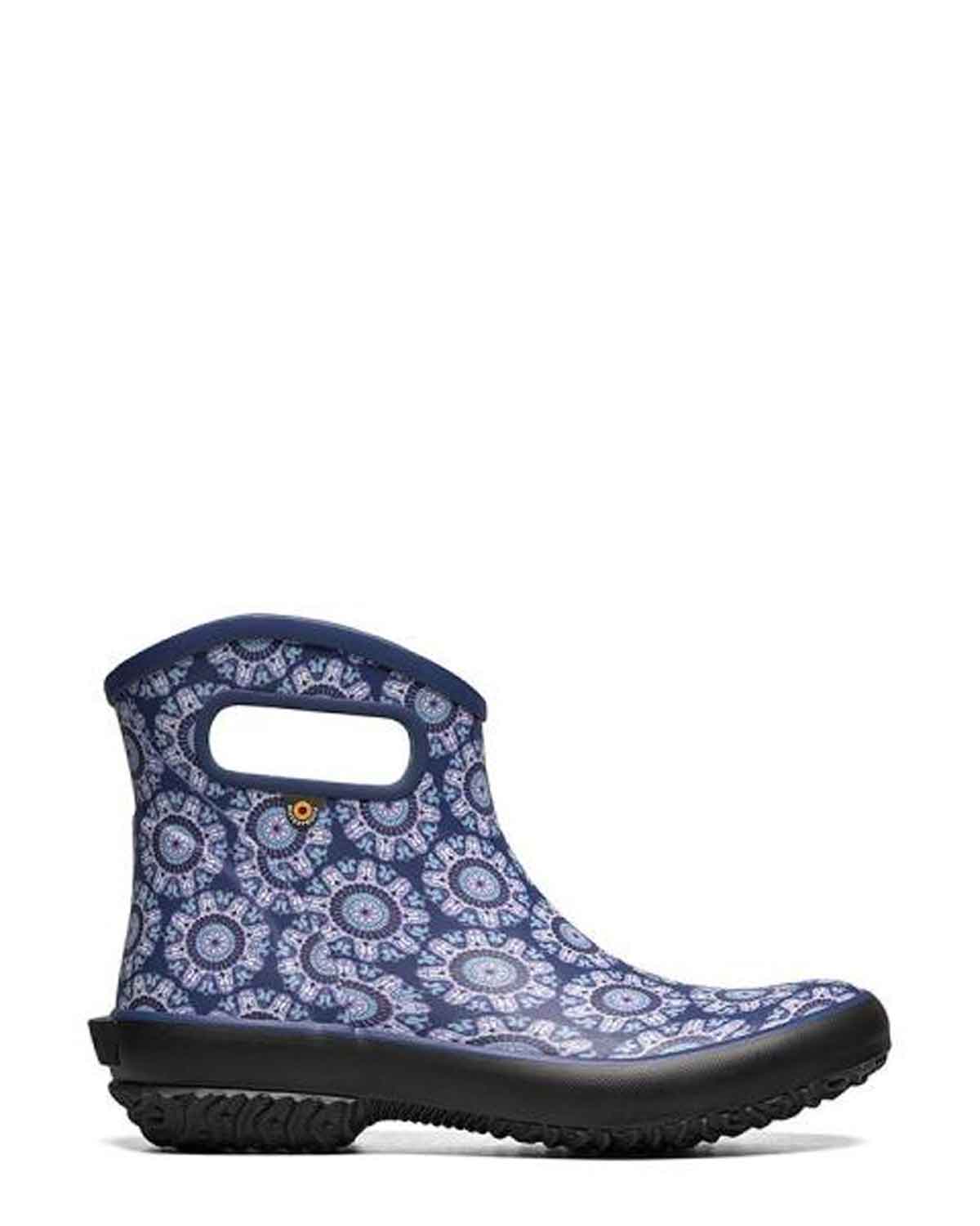 Patch Ankle Gumboots June Blue