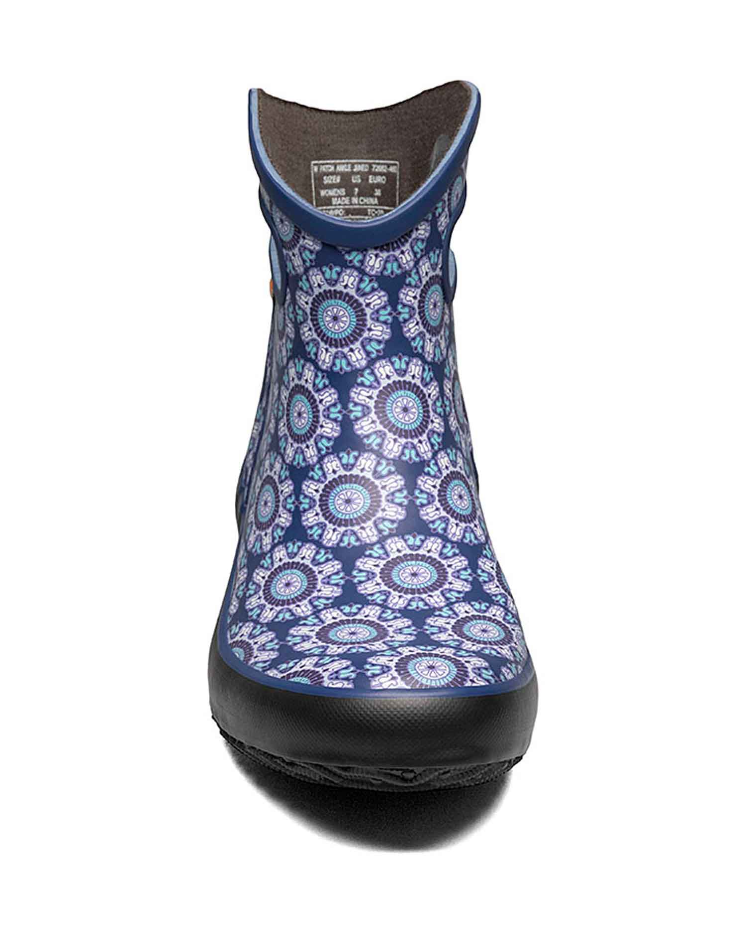 Patch Ankle Gumboots June Blue