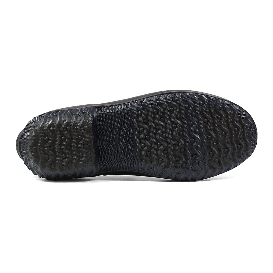 Patch Slip - on Rubber Shoes Solid Black 6 | Wellies Online