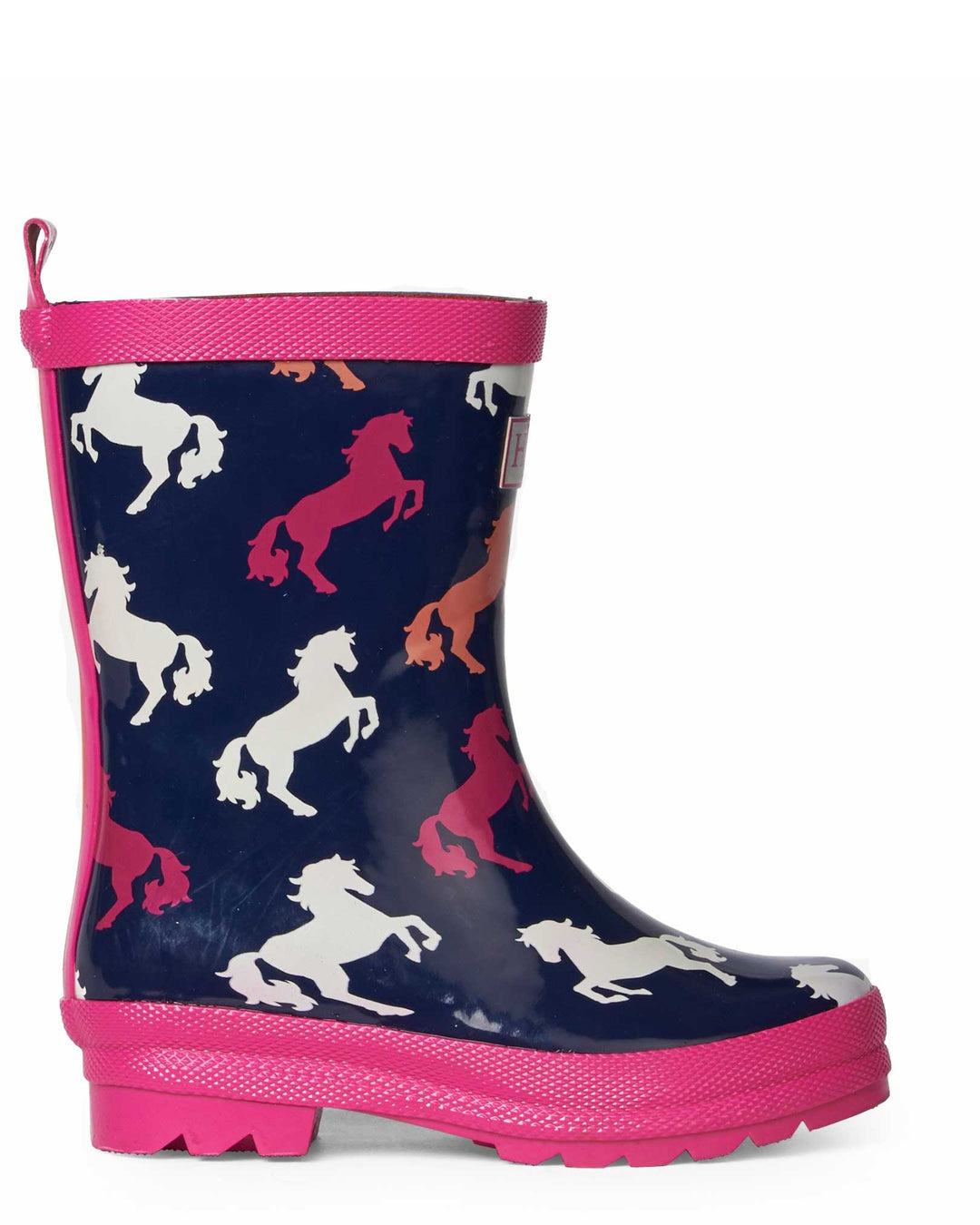 Playful Horses Shiny Gumboots 1 | Wellies Online