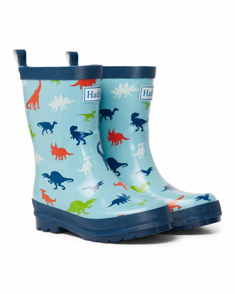 Prehistoric Dinos Shiny Gumboots 2 | Wellies Online