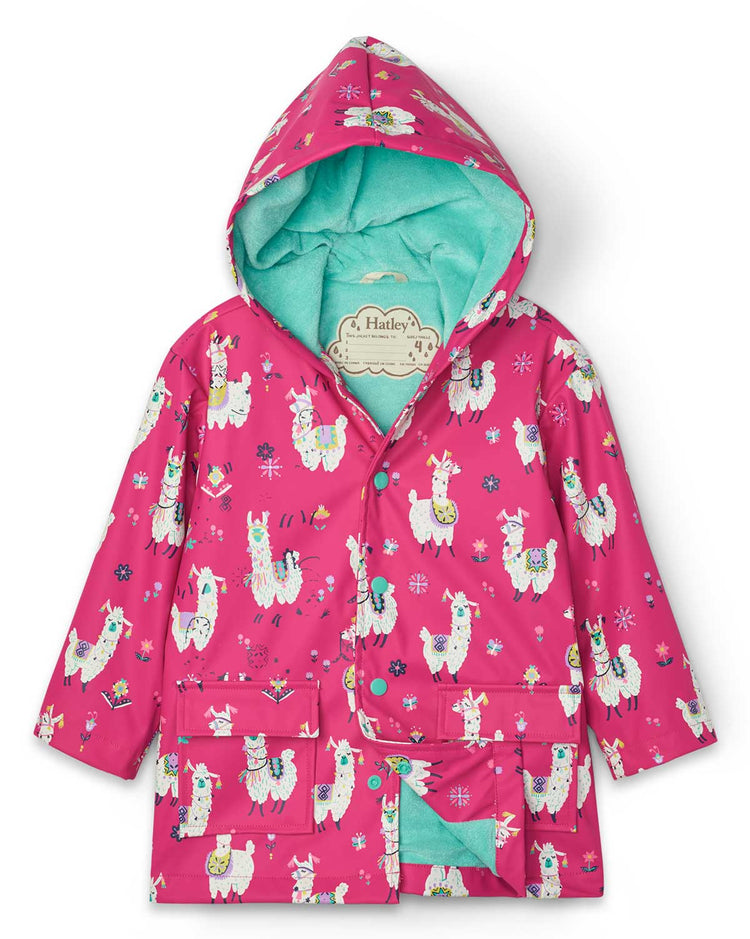 Pretty Alpacas Raincoat 1 | Wellies Online