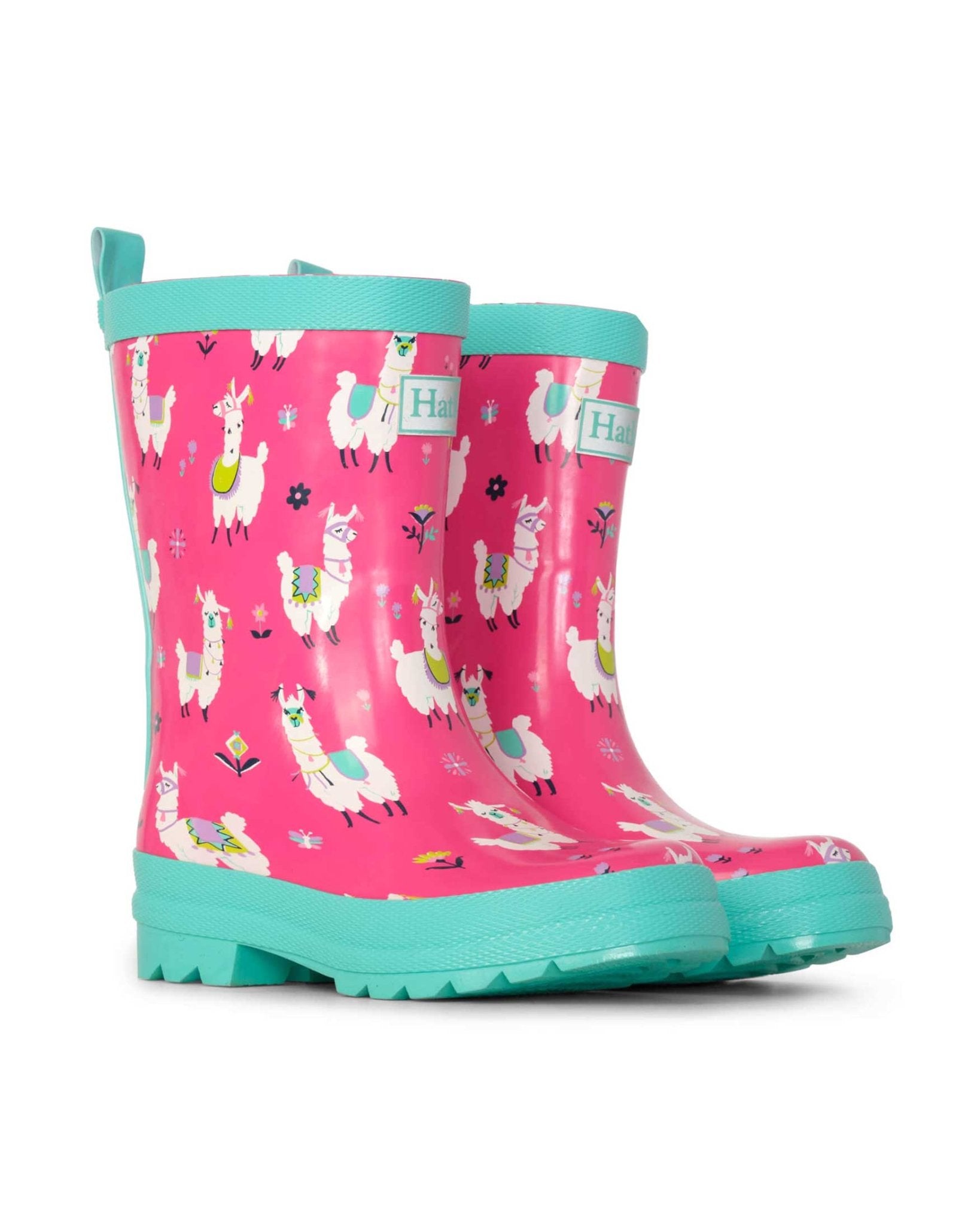 Pretty Alpacas Shiny Gumboots 2 | Wellies Online