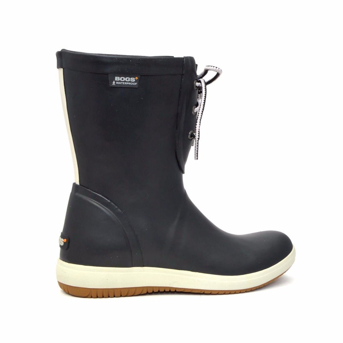 Quinn Lace Up Black Gumboots 27 | Wellies Online