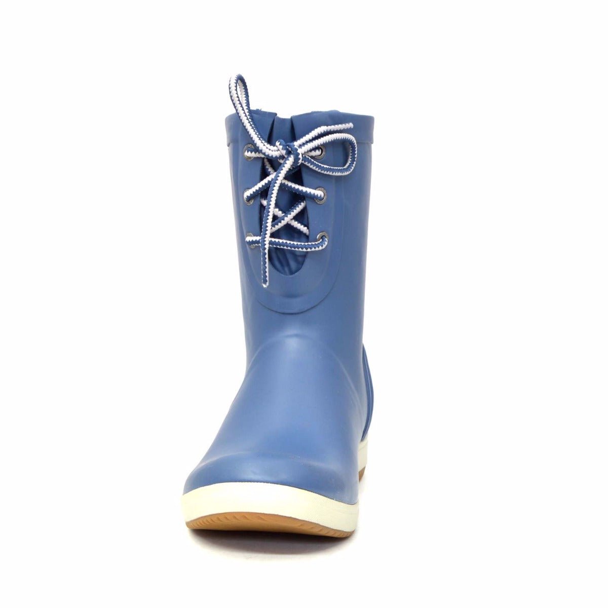 Quinn Lace Up Blue Gumboots 10 | Wellies Online