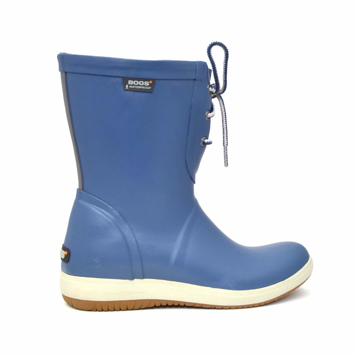 Quinn Lace Up Blue Gumboots 27 | Wellies Online