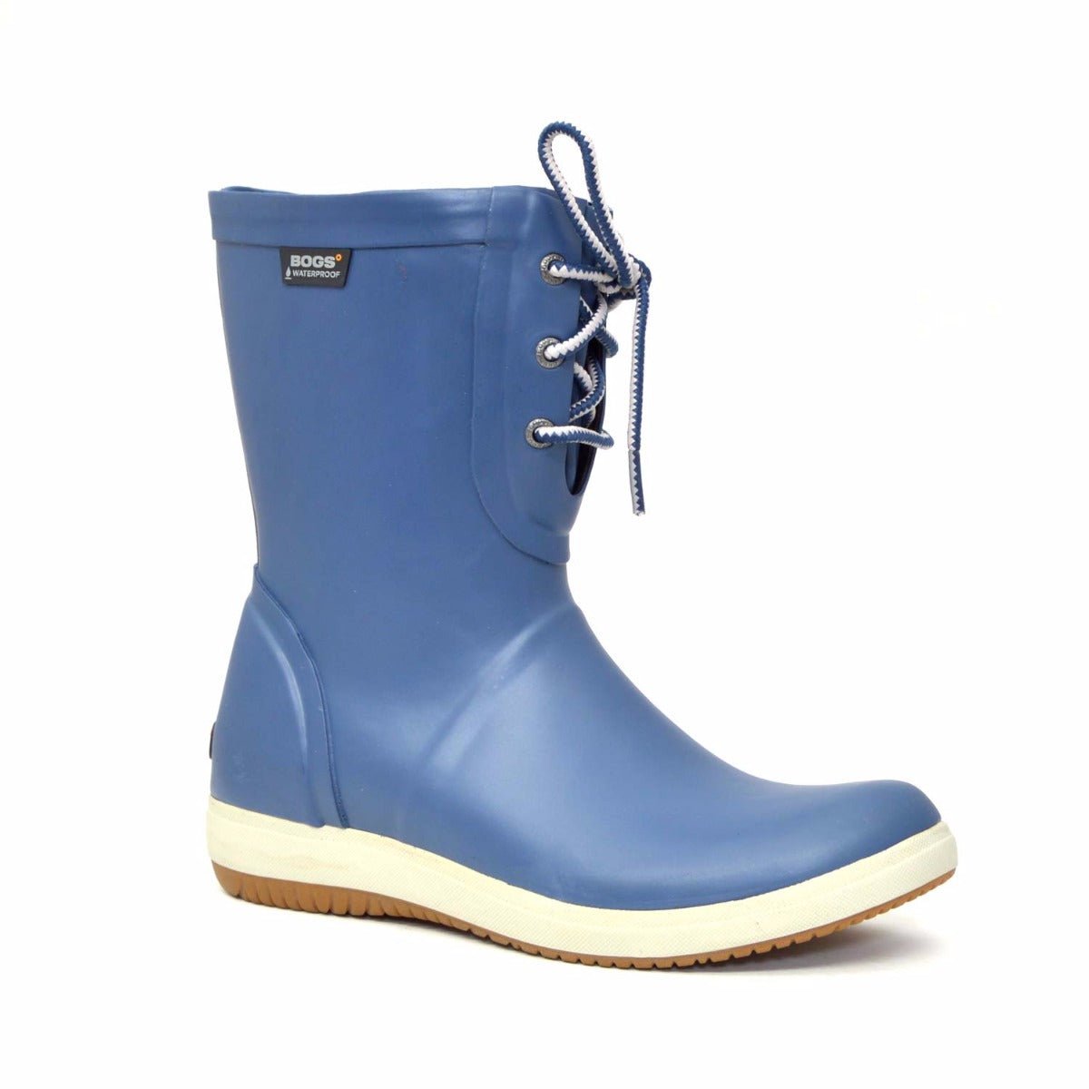 Quinn Lace Up Blue Gumboots 5 | Wellies Online