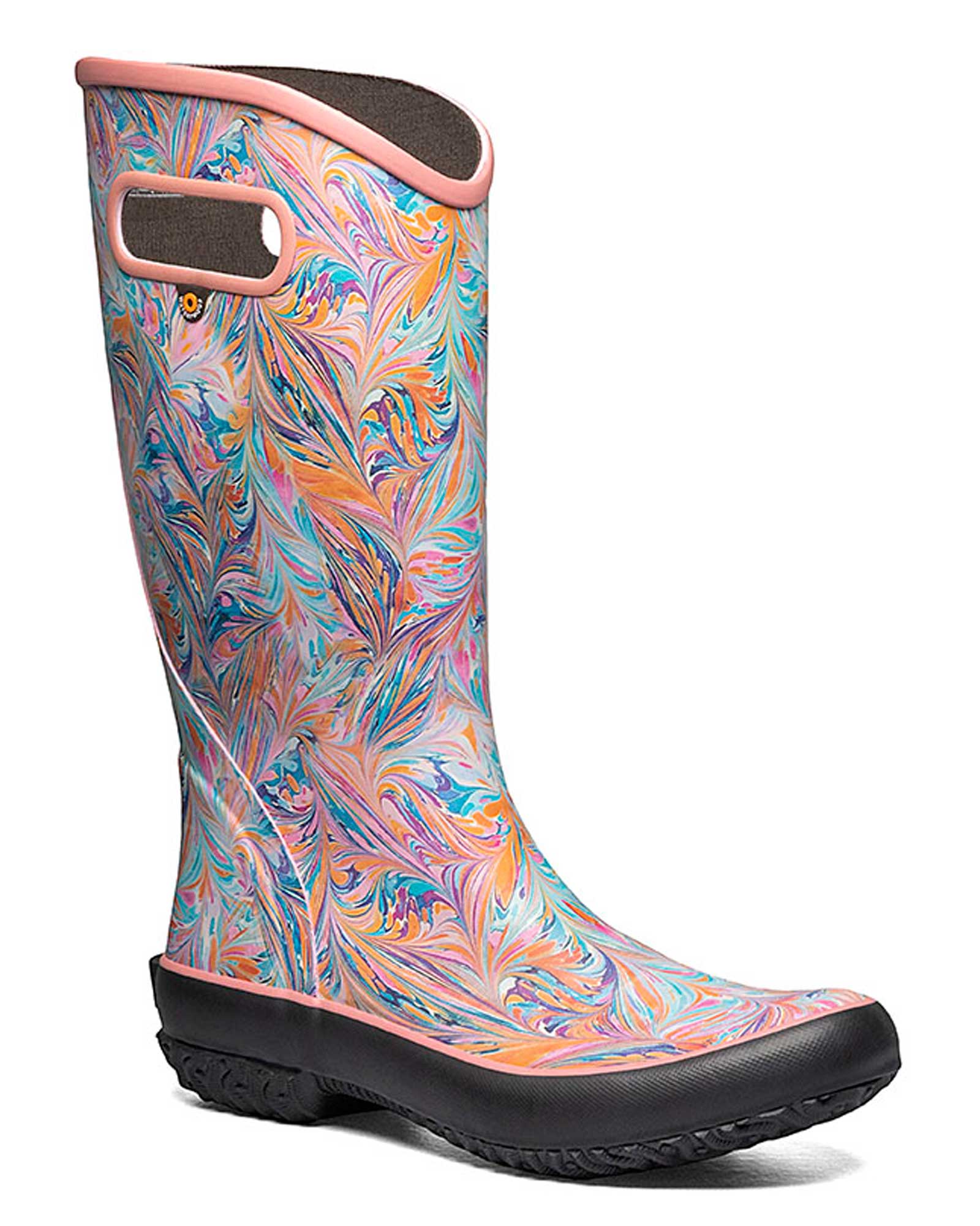 Rainboot Marble Coral Gumboots 2 | Wellies Online