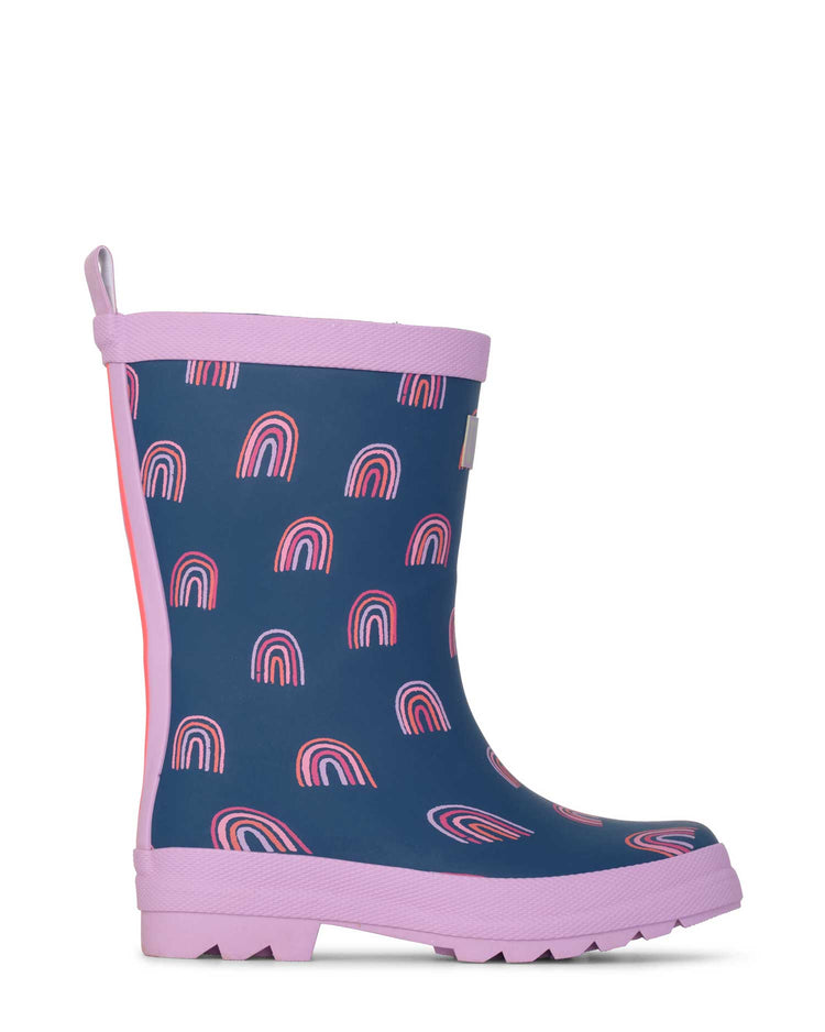 Rainbow Party Matte Gumboots 1 | Wellies Online