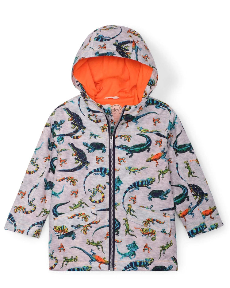 Rambunctious Reptiles Microfiber Rain Jacket 1 | Wellies Online