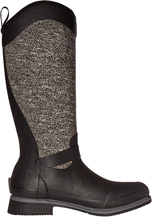 Reign Supreme Black &amp; Grey Gumboots