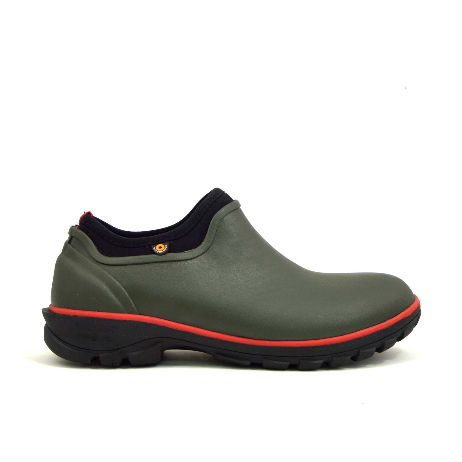 Sauvie Mens Slip - On Shoes Dark Green 2 | Wellies Online