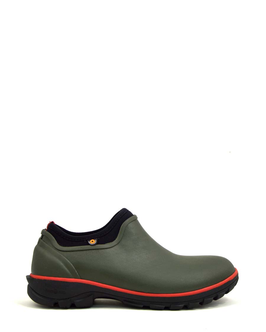 Sauvie Mens Slip - On Shoes Dark Green 1 | Wellies Online