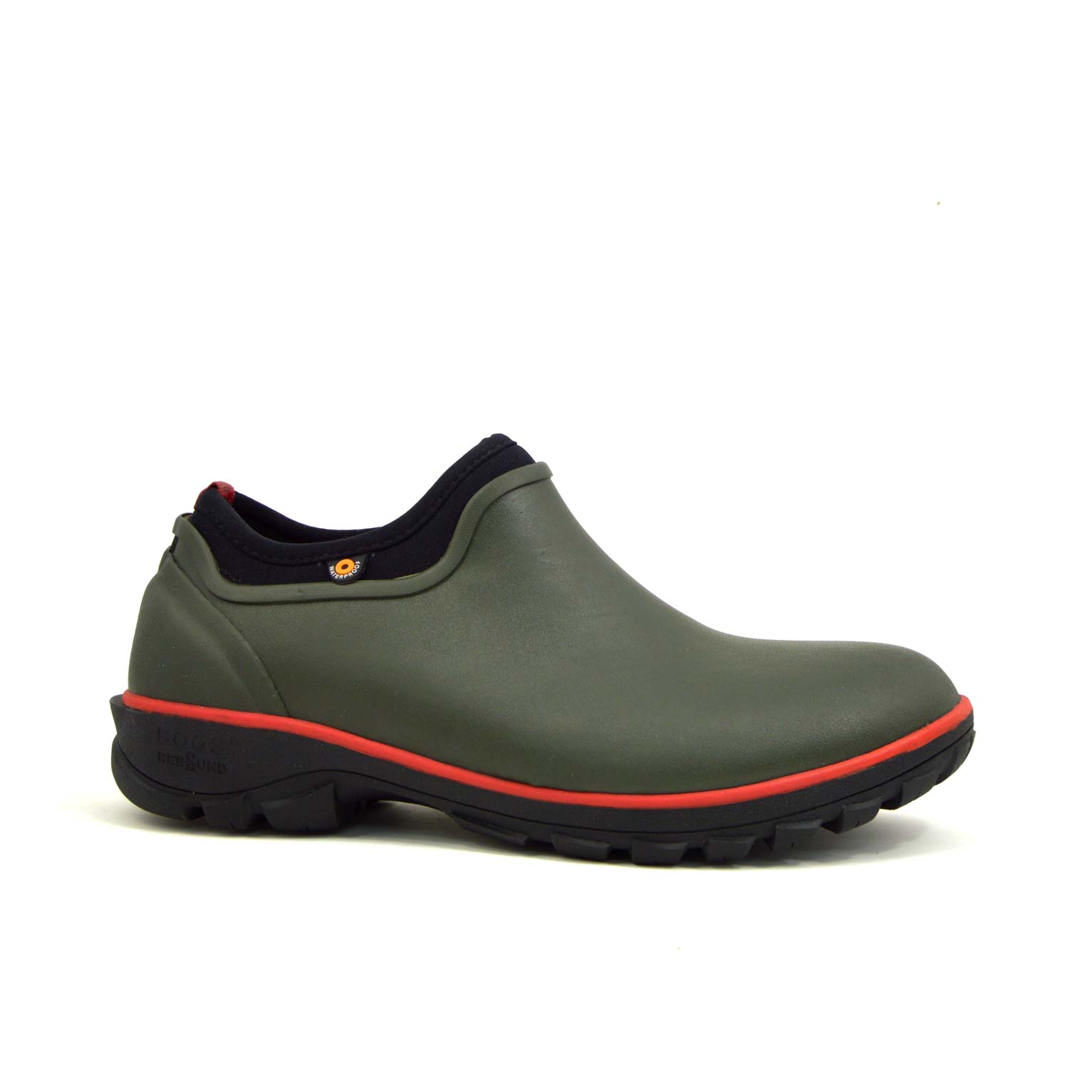 Sauvie Mens Slip - On Shoes Dark Green 3 | Wellies Online