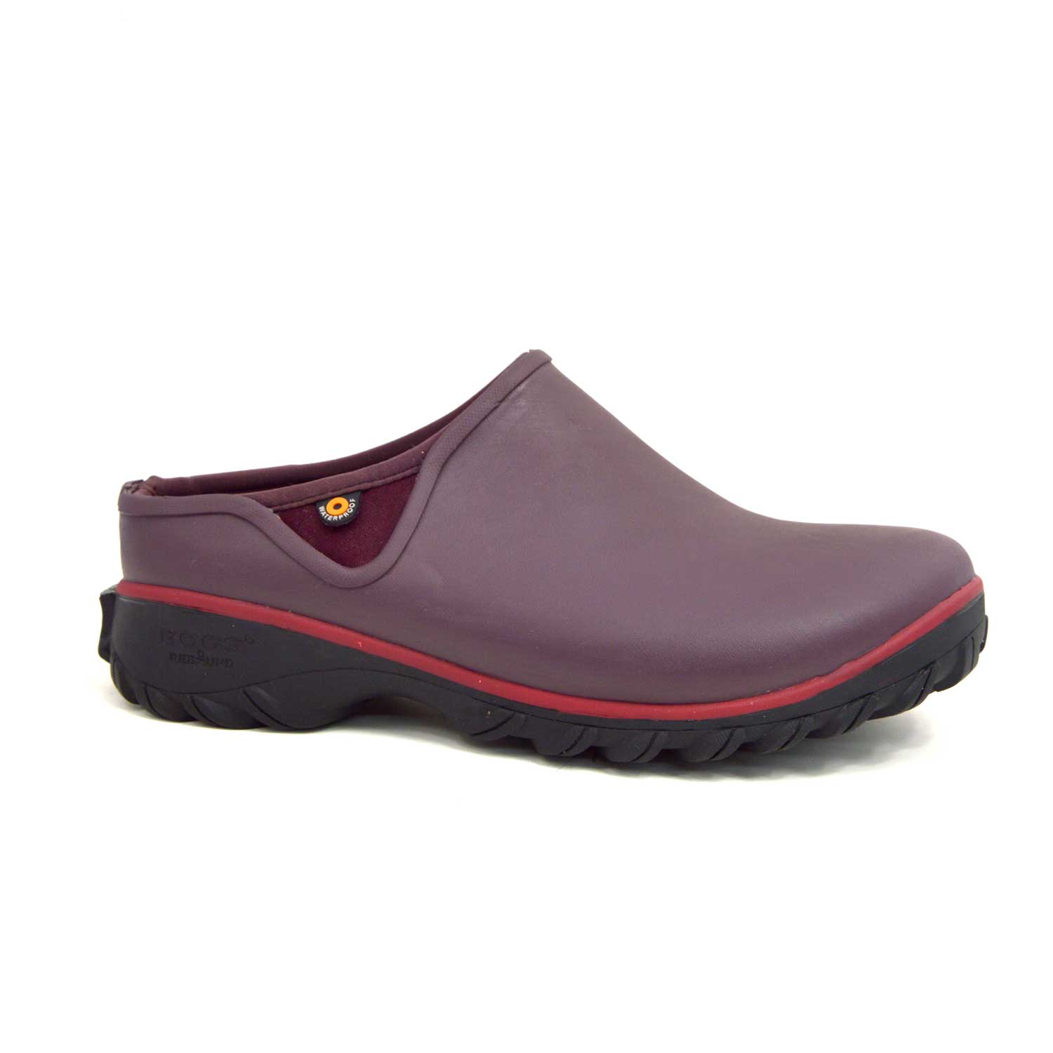 Sauvie Womens Clogs Wine 3 | Wellies Online