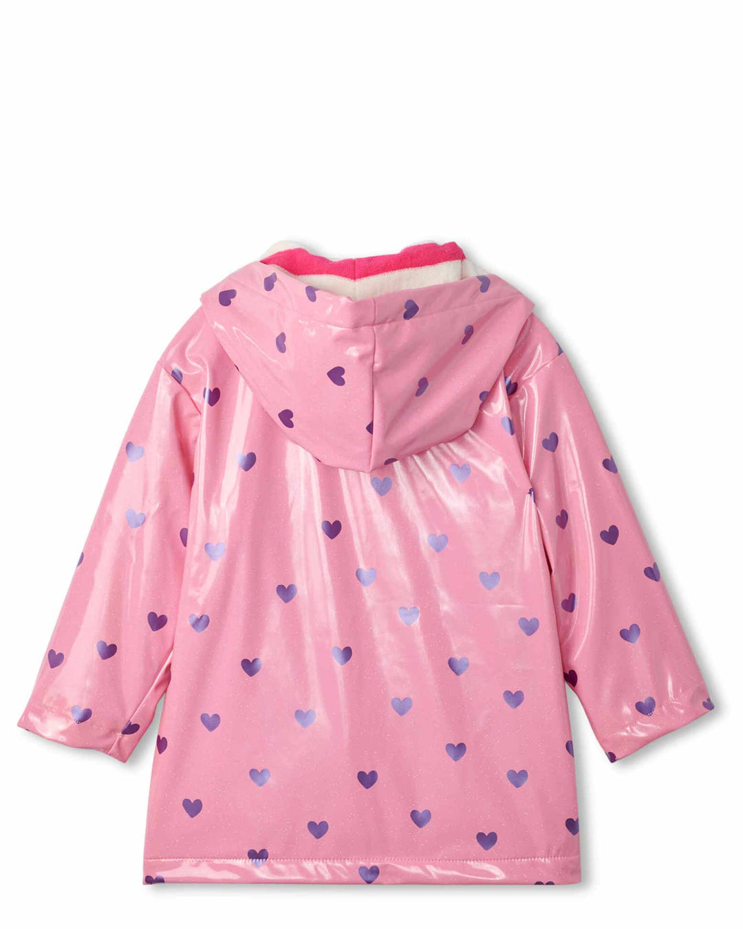 Scattered Hearts Glitter Raincoat 2 | Wellies Online
