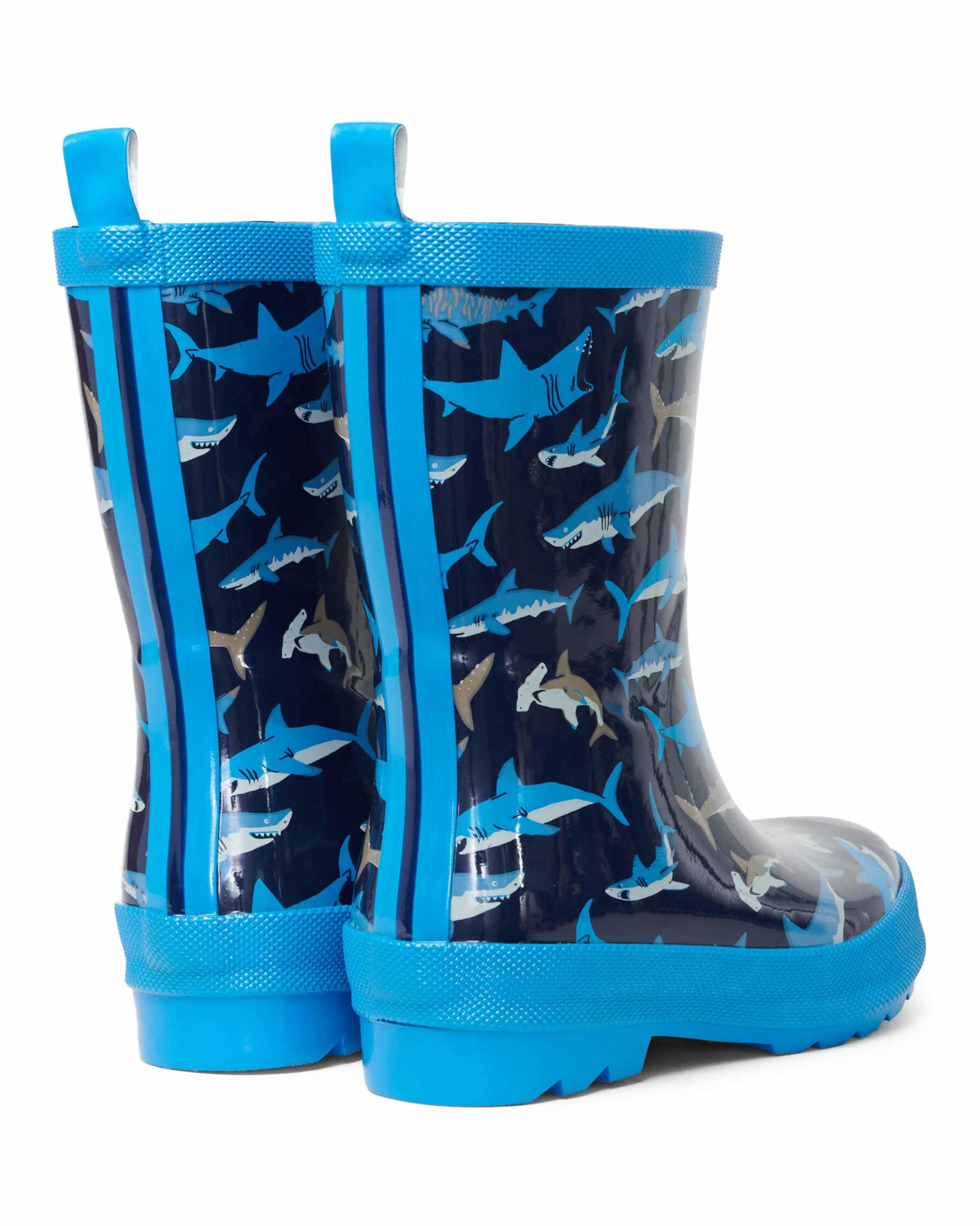 Shark School Shiny Gumboots