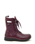 Sidney Cravat Burgundy Lace Up Gumboots