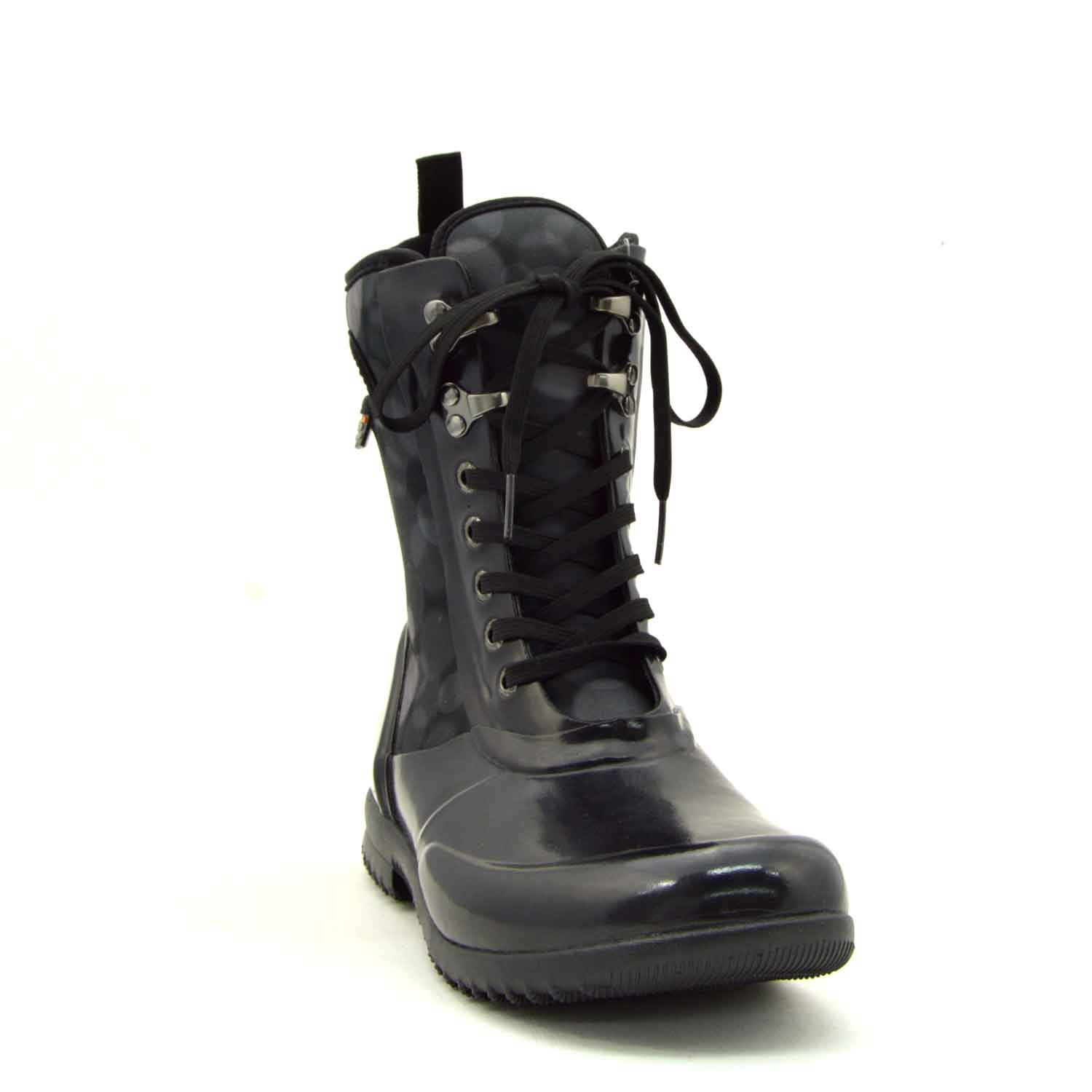 Sidney Rain Black Lace Up Gumboots 7 | Wellies Online