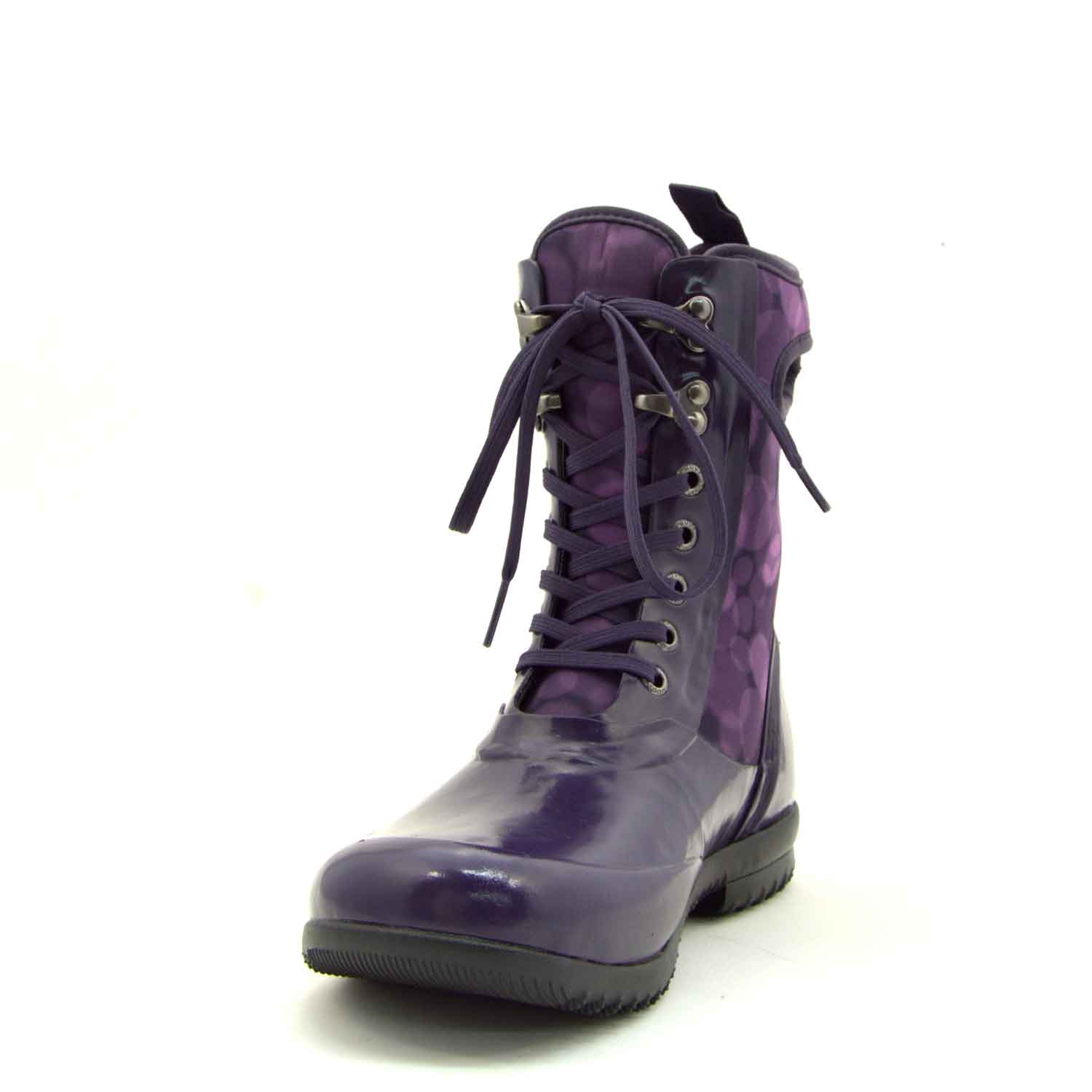 Sidney Rain Magenta Lace Up Gumboots 10 | Wellies Online