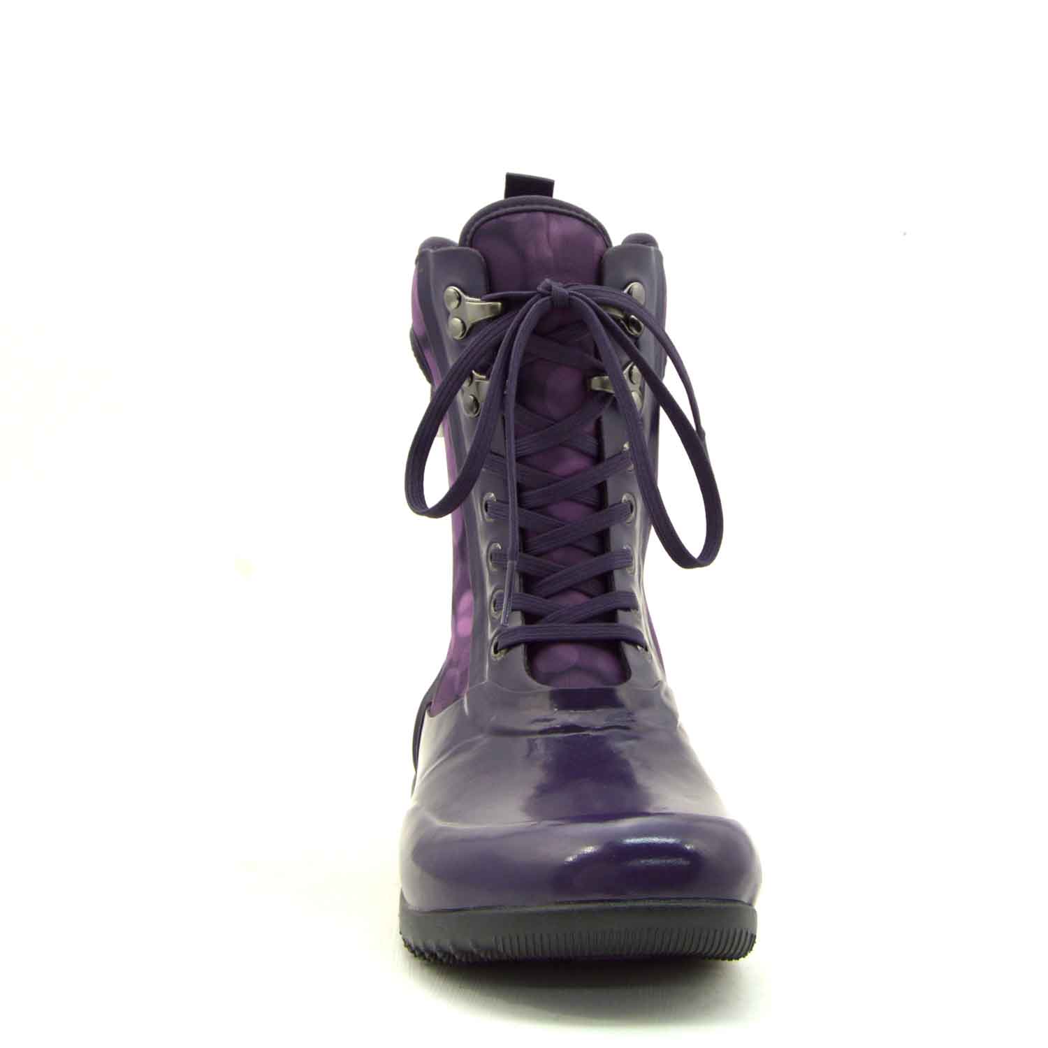 Sidney Rain Magenta Lace Up Gumboots 8 | Wellies Online