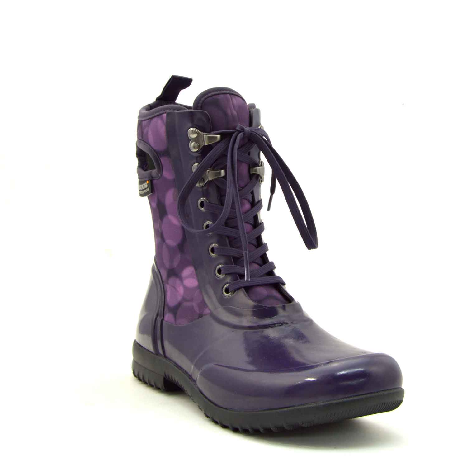 Sidney Rain Magenta Lace Up Gumboots 6 | Wellies Online