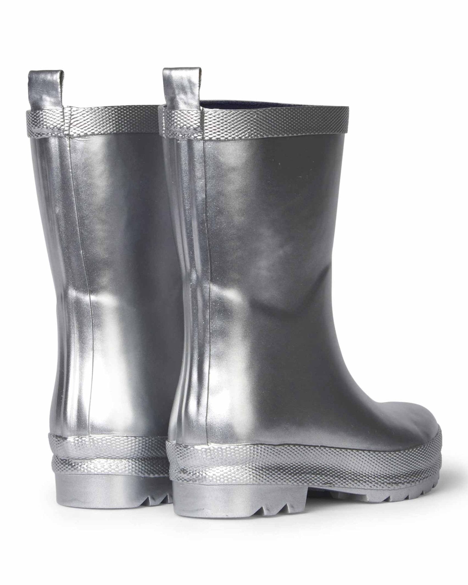 Silver Shimmer Gumboots 3 | Wellies Online