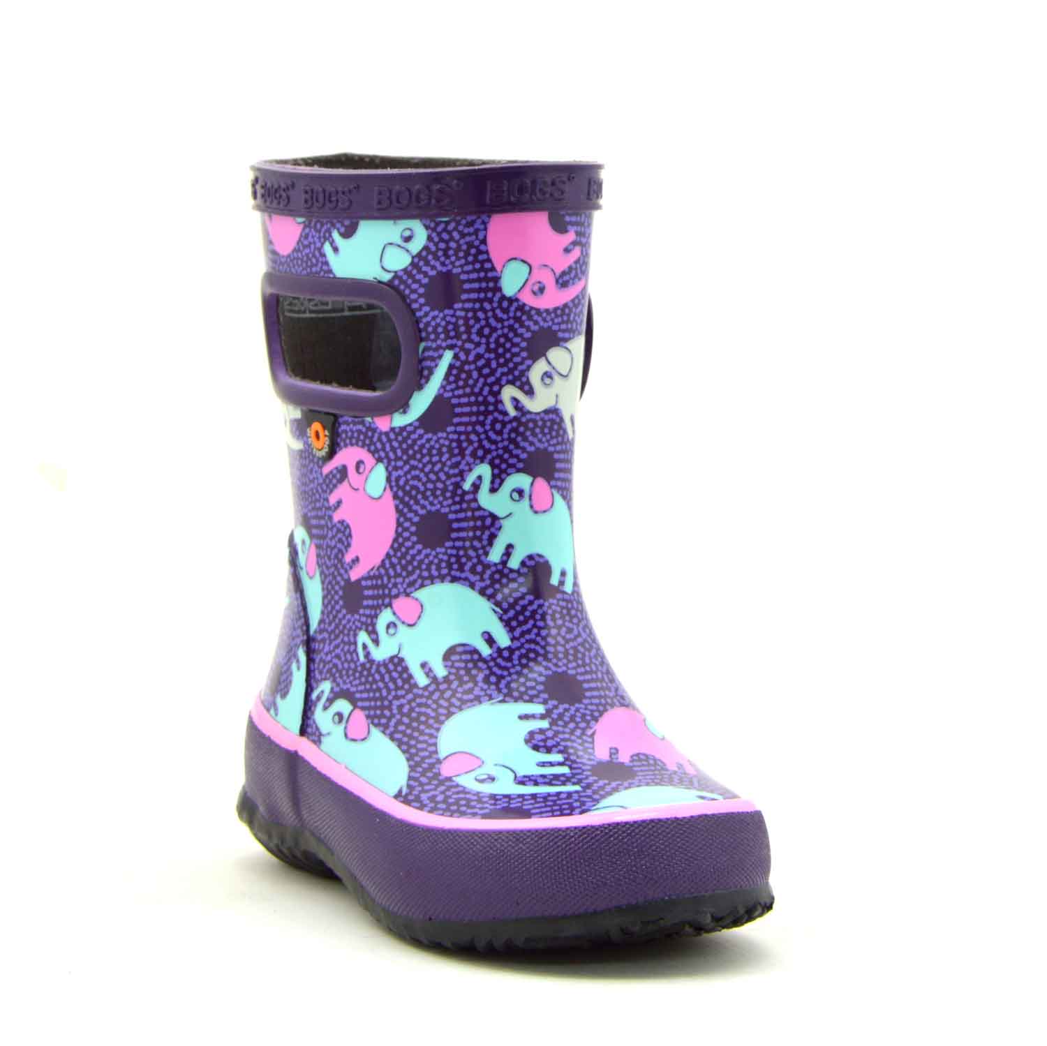 Skipper Elephant Purple Kids Gumboots 6 | Wellies Online