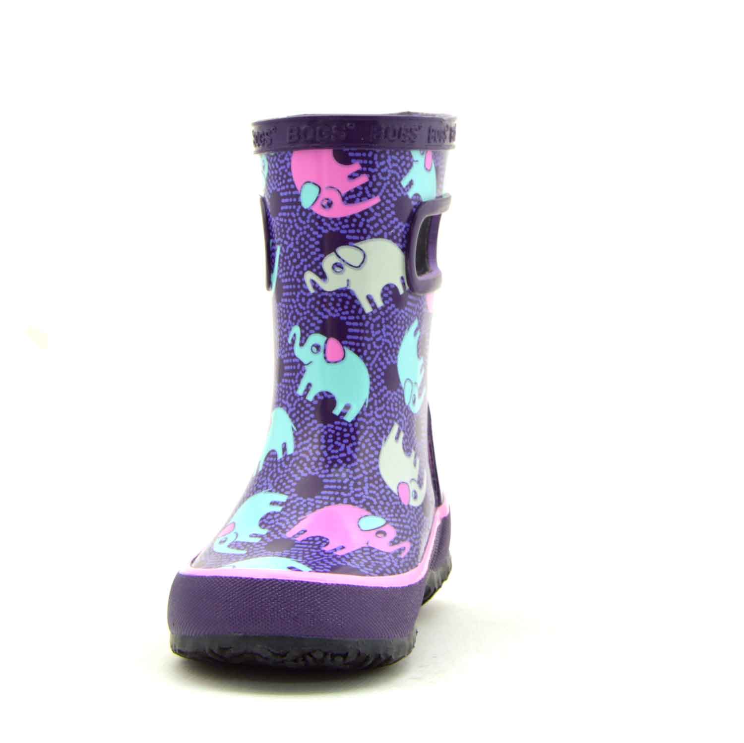 Skipper Elephant Purple Kids Gumboots 9 | Wellies Online