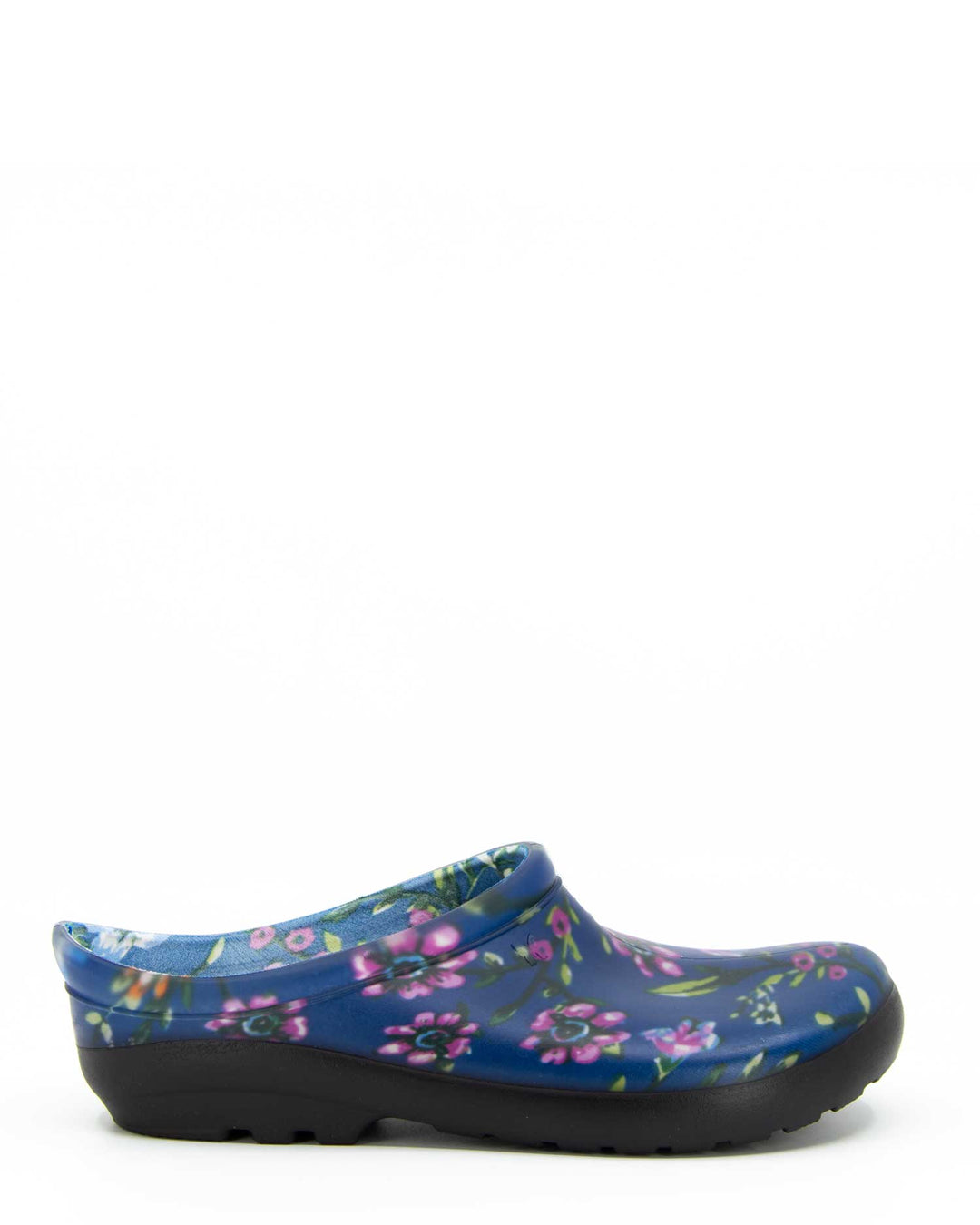 Sloggers Premium Clog Ditsy Blue 1 | Wellies Online