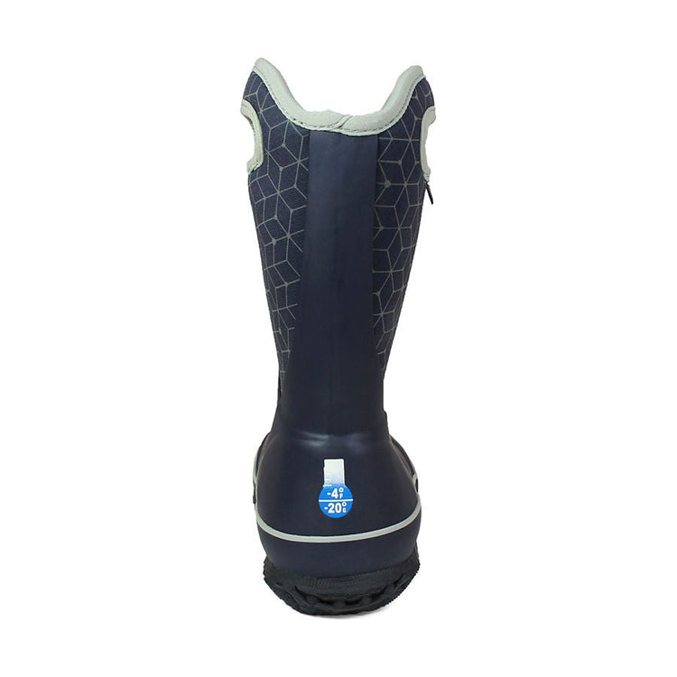 Slushie Navy Web Geo Gumboots 3 | Wellies Online