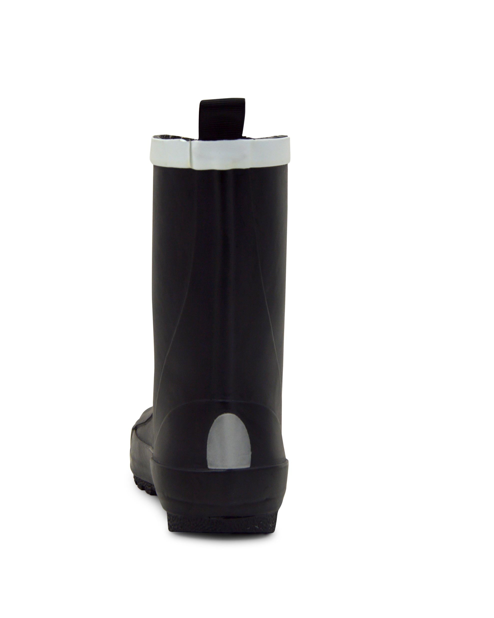 Splasher Black Kids Gumboots