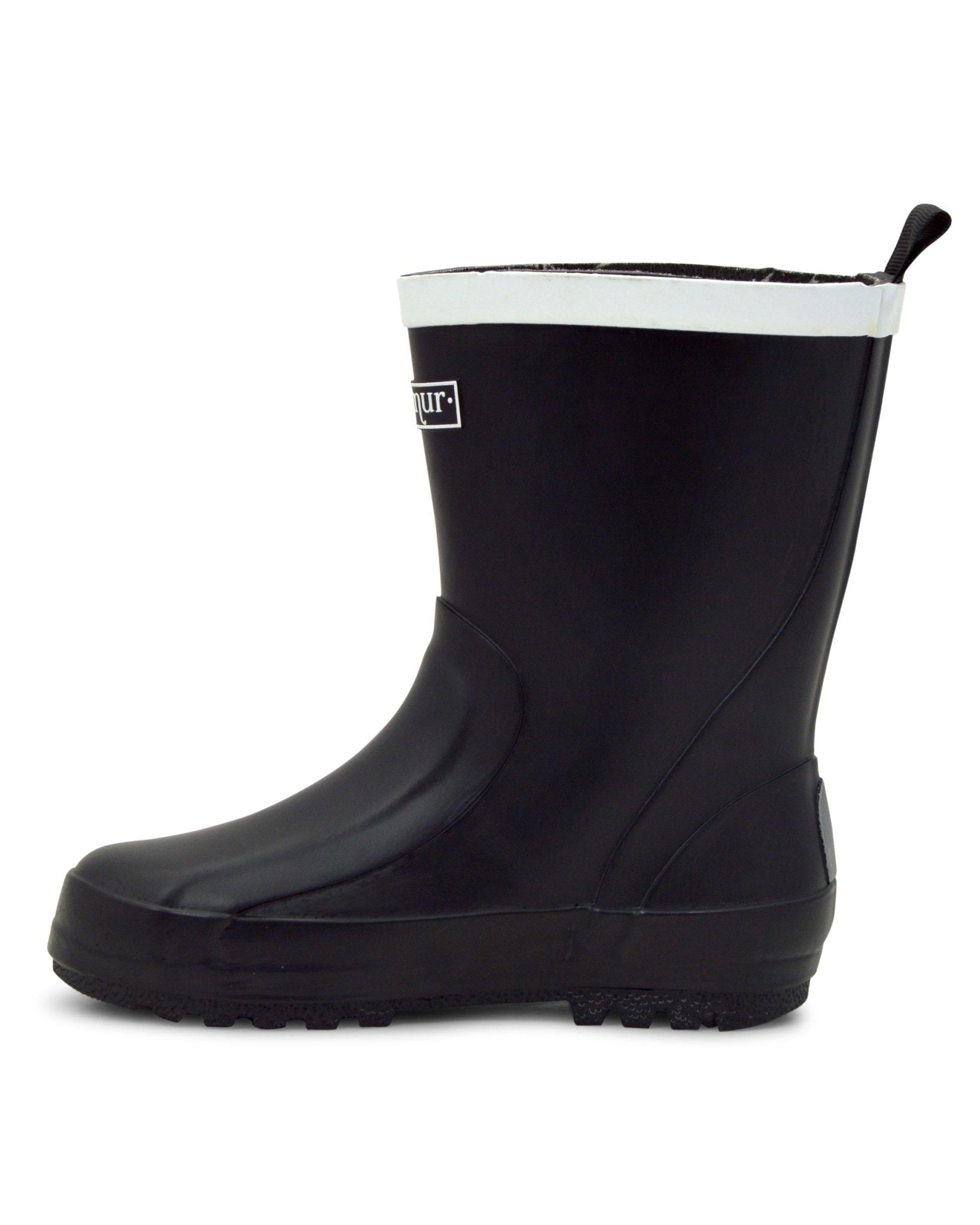 Splasher Black Kids Gumboots 4 | Wellies Online