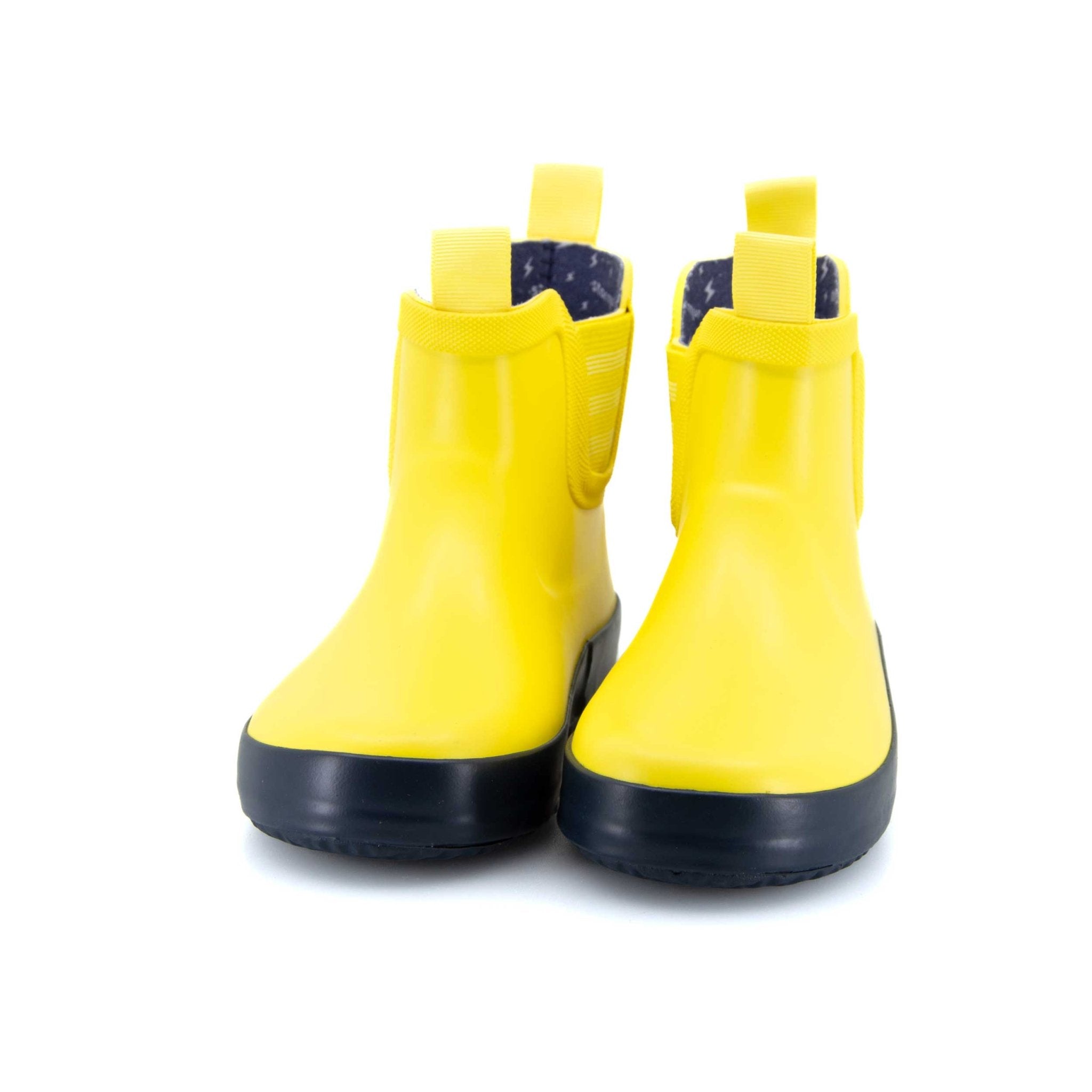 Splasher Kids Gumboots Yellow & Navy 9 | Wellies Online