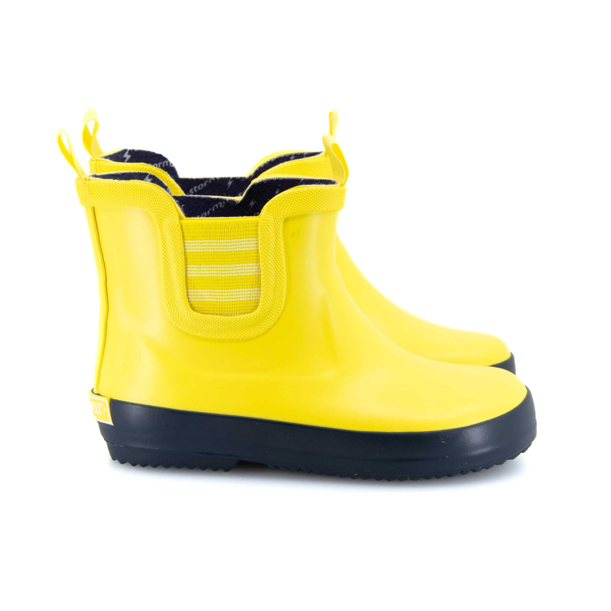 Splasher Kids Gumboots Yellow & Navy 2 | Wellies Online