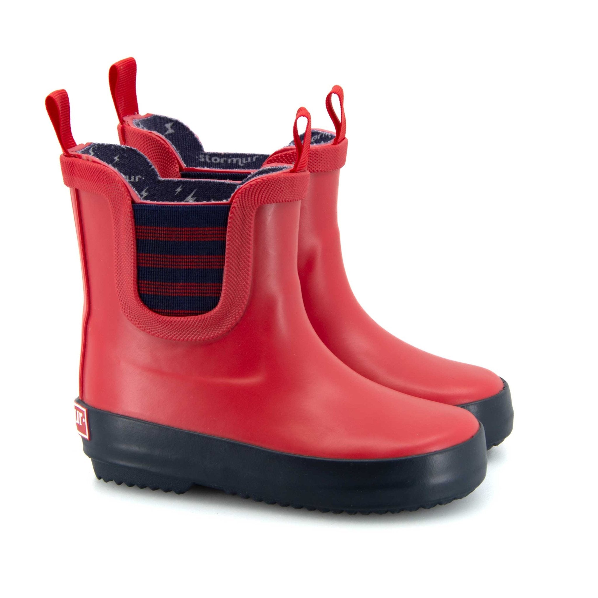 Splasher Toddler Gumboots Red & Navy 3 | Wellies Online