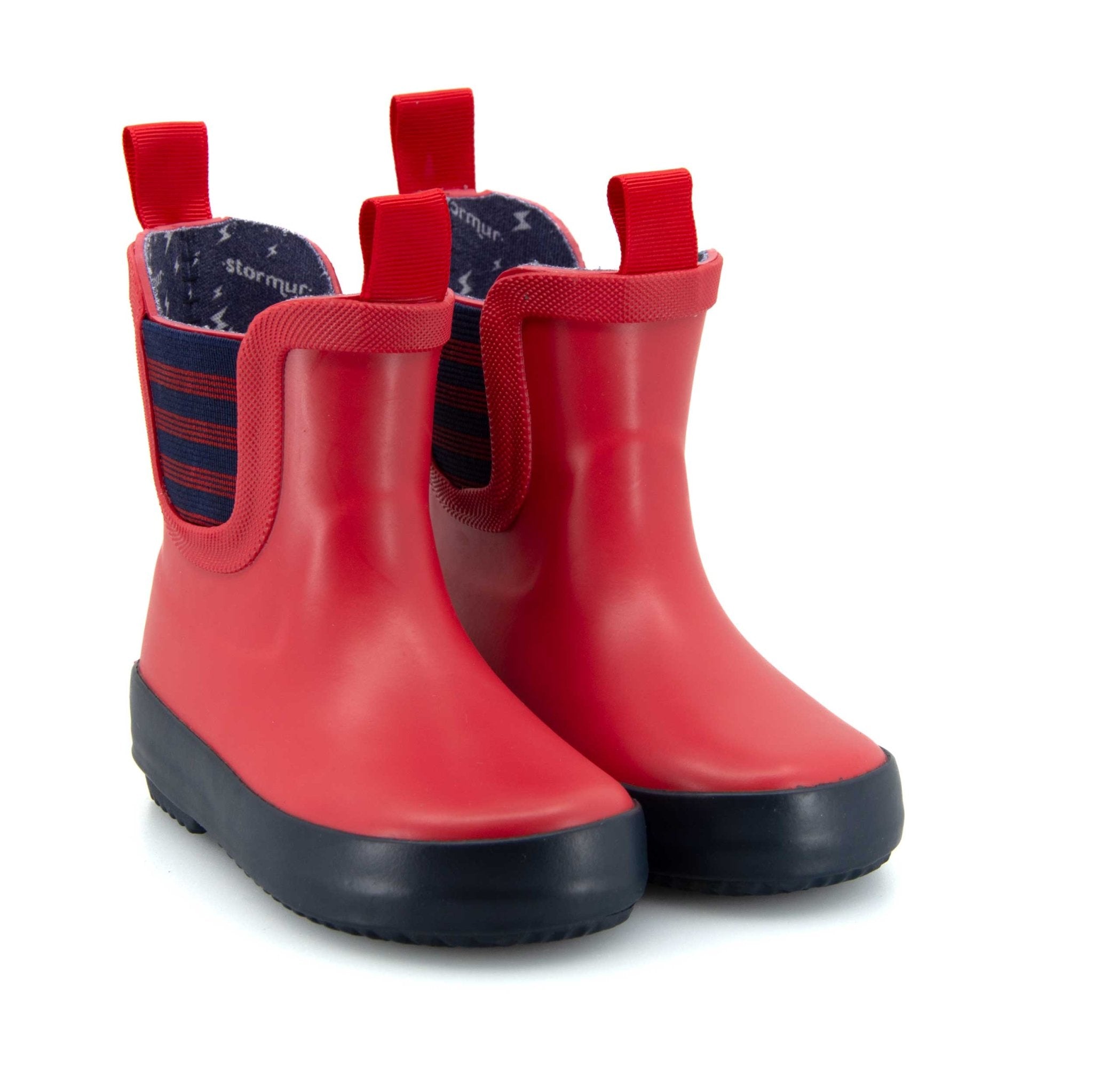 Splasher Toddler Gumboots Red & Navy 6 | Wellies Online