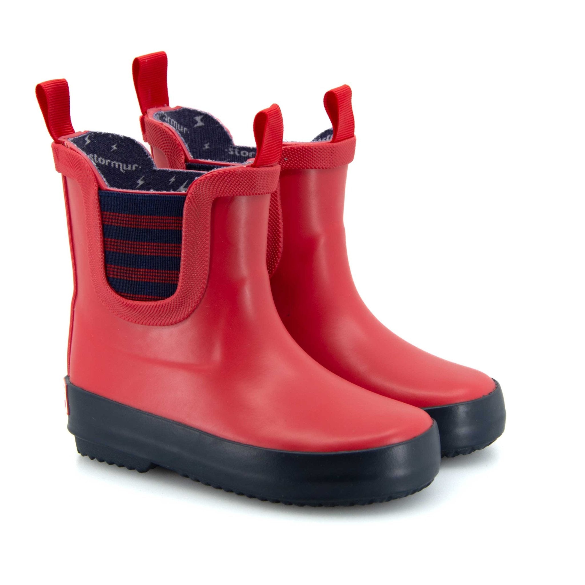 Splasher Toddler Gumboots Red & Navy 4 | Wellies Online