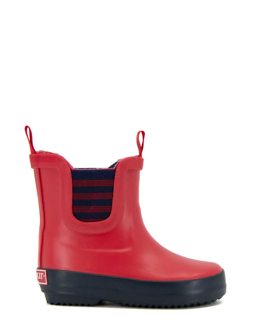 Splasher Toddler Gumboots Red & Navy