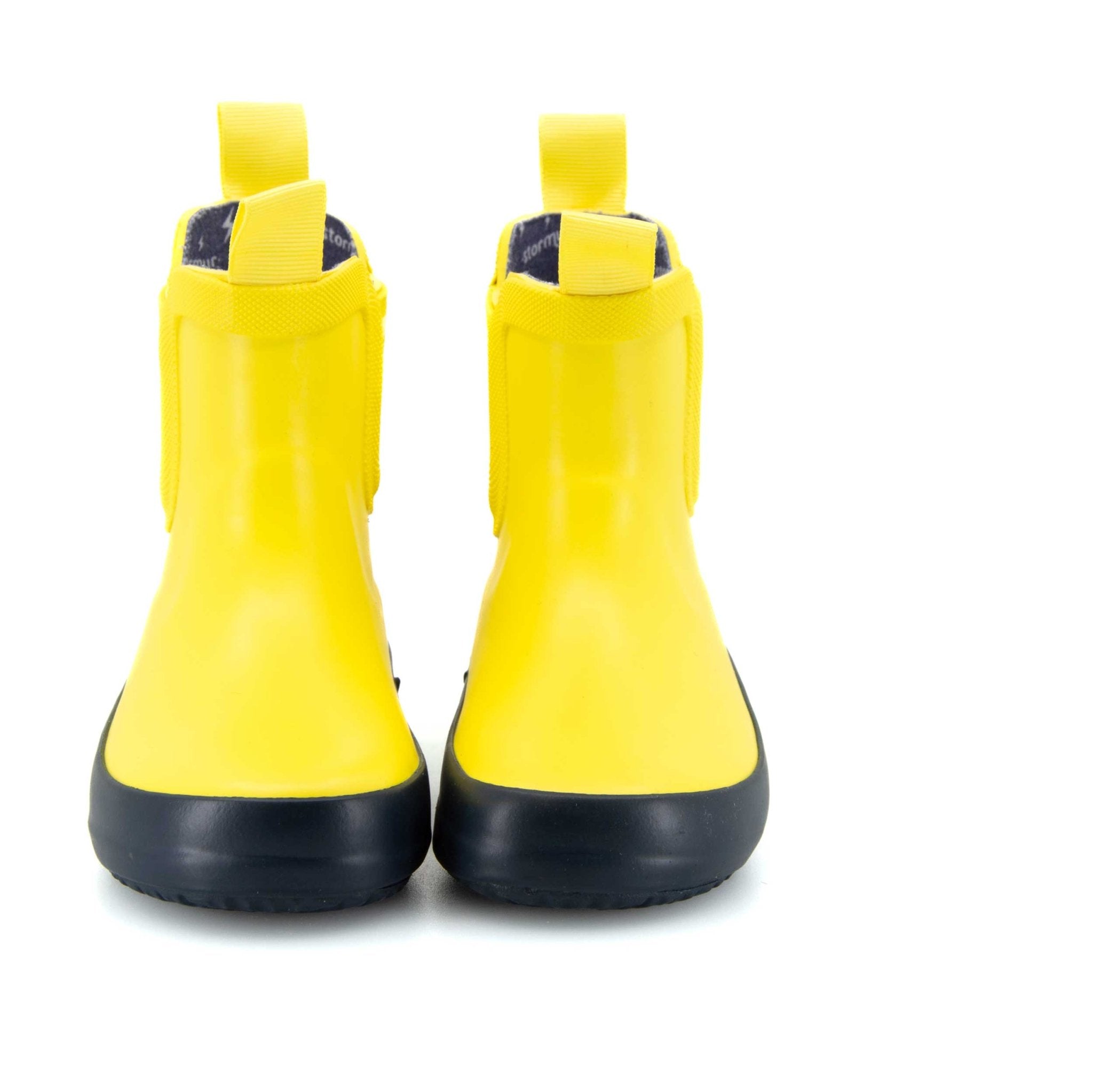 Splasher Toddler Gumboots Yellow & Navy 8 | Wellies Online